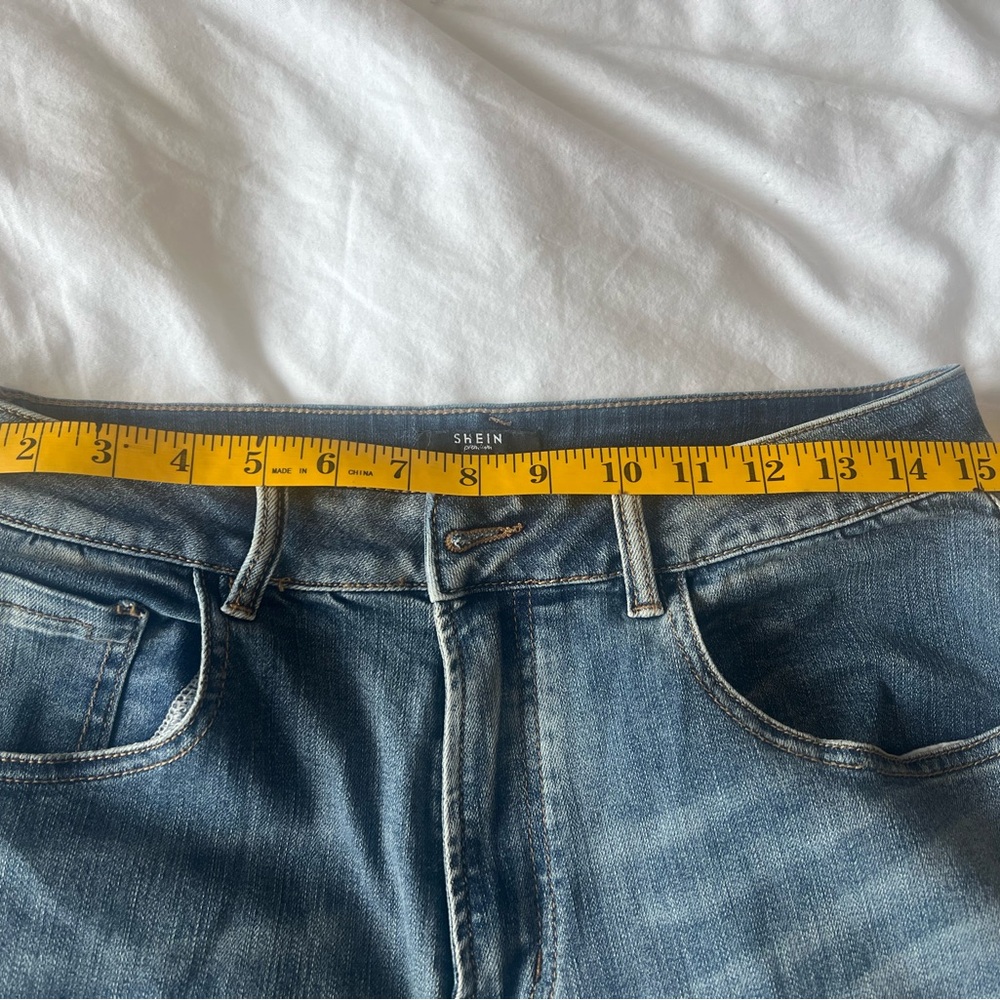 SHEIN Boyfriend Blue Jeans